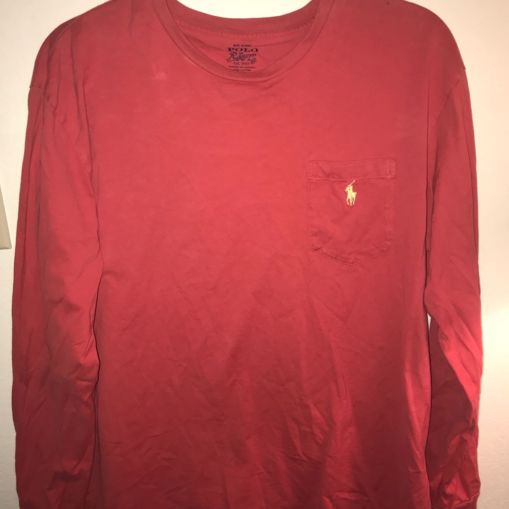 Long Sleeve Men's Polo by Ralph Lauren Tee